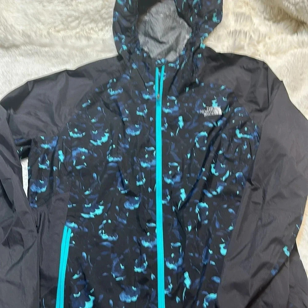NWT The North Face stormy Trail zipper Jacket Kokomo green bloom standard SMALL - Picture 4 of 5
